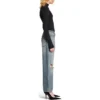Slitte jeans med rette ben «Blue» 745149THW254245
