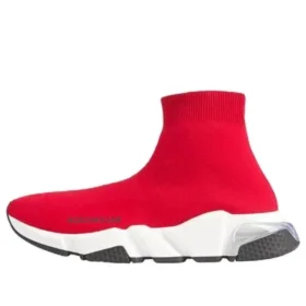 Speed 1.0 Sneakers «Rød med gjennomsiktig såle, hvit» 607543W05GG6591