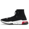 Speed 1.0 Sneakers «Svart, hvit med gjennomsiktig såle, rød» 617217W05GG1014