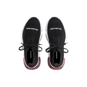 Speed 1.0 Sneakers «Svart, hvit med gjennomsiktig såle, rød» 617217W05GG1014