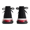 Speed 1.0 Sneakers «Svart, hvit med gjennomsiktig såle, rød» 617217W05GG1014