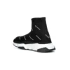 Speed 1.0 Sneakers «White Logo Monogram Black Knit» 597425W2DBF1015