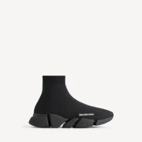 Speed 2.0-sneaker for kvinner i resirkulert strikk, svart