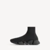 Speed 2.0-sneaker for menn i resirkulert strikk, svart