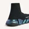 Speed 2.0-sneaker for kvinner i svart med iriserende effekt