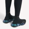 Speed 2.0-sneaker for kvinner i svart med iriserende effekt