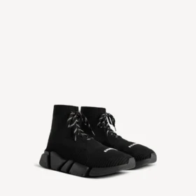 Speed 2.0-sneaker med snøring for kvinner i svart