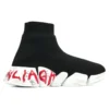 Speed 2.0 Sneakers «Black Knit with Red Graffiti» 617239W2DD41096
