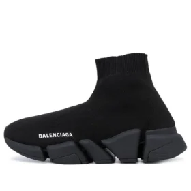 Speed 2.0-Sneakers «Black Shiny Knit with Black Sole Unit» 636833W2AF31000