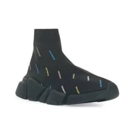 Speed 2.0-Sneakers «Recycled Knit Black with Multicolor Allover Logo» 617239W2DF01088