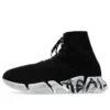 Speed 2.0 Sneakers «svart resirkulert strikk og hvit såle» 617258W2DD41091