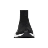 Speed 2.0-Sneakers «Svart, skinnende strikk med hvit såle» 636833W2DC11091