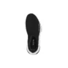 Speed 2.0-Sneakers «Svart, skinnende strikk med hvit såle» 636833W2DC11091