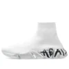 Speed 2.0 Sneakers «White Knit with Black Graffiti» 617239W2DD42091