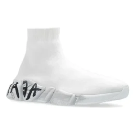 Speed 2.0 Sneakers «White Knit with Black Graffiti» 617239W2DD42091