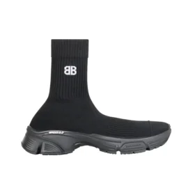 Speed 3.0 ensfargede Sneakers «Recycled Black» 654532W2DN21090