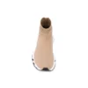 Speed Graffiti-sneakers «Beige strikk med hvit og svart graffiti-såle» 605942W2DB79791