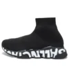 Speed Graffiti-Sneakers «Black Knit White Graffiti Sole Unit» 605942W2DB71006