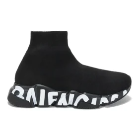 Speed Graffiti-Sneakers «Black Knit White Graffiti Sole Unit» 605942W2DB71006 Speed Graffiti-Sneakers «Black Knit White Graffiti Sole Unit» 605942W2DB71006