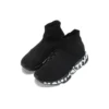 Speed Graffiti-Sneakers «Black Knit White Graffiti Sole Unit» 605942W2DB71006
