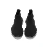 Speed Graffiti-Sneakers «Black Knit White Graffiti Sole Unit» 605942W2DB71006