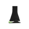 Speed Graffiti-sneakers «Svart strikk med fluorescerende grønn graffitisåle» 605972W05GY1935