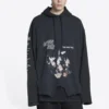 Speed Hunters Upside Down-hettegensere i oversize «Black Faded» 698156TMVD11000