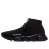 Speed Lace Up Sneakers «Black Recycled Knit and Black Sole Unit» 587289W2DB11013