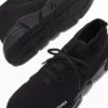 Speed Lace Up Sneakers «Black Recycled Knit and Black Sole Unit» 587289W2DB11013