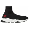 Speed-sneakers «Svart strikk med rødt BB-logo» 514218W05G01000