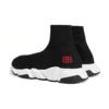 Speed-sneakers «Svart strikk med rødt BB-logo» 514218W05G01000