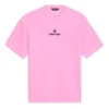 Sponsor-T-skjorte med rund hals, rosa/rød 612965TJVD95764