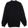 Sporty B Crest Logo-genser med rund hals «Black» 671125TLV60-1000