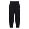 Sporty B-joggebukse med stretch i knærne «Black White» 675244TLVA11070