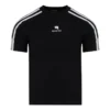 Sporty B krympet T-skjorte «Black White» 704070TMVG43869
