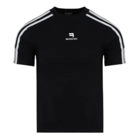 Sporty B krympet T-skjorte «Black White» 704070TMVG43869