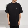 Sporty B Logo T-skjorte, Boxy Fit «Black» 681045TLVN11070