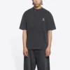 Sporty B T-skjorte med medium passform «Washed Black» 612966TLV991070