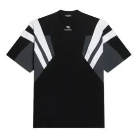 Sporty B-treningsdrakt-T-skjorte «Svart Grå Hvit» 675306TLVA21150