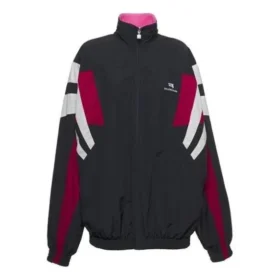 Sporty B vendbar Track-jakke «Black Red White» 681445TKO481000