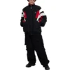 Sporty B vendbar Track-jakke «Black Red White» 681445TKO481000