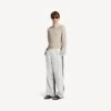 Sporty bassengsandaler for menn i svart/hvitt