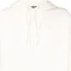 Sporty, oversized hettegenser med snøring «White» 600583TLVA19080