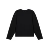 Språk Strikkegenser med rund hals «Black Multicolor» 646491T15952771