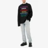 Språk Strikkegenser med rund hals «Black Multicolor» 646491T15952771