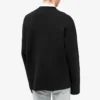 Språk Strikkegenser med rund hals «Black Multicolor» 646491T15952771