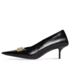 Square Knife BB 60 mm pumps «Black Shiny Lambskin» 694739WBD821080