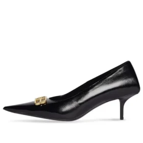 Square Knife BB 60 mm pumps «Black Shiny Lambskin» 694739WBD821080