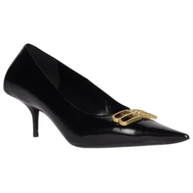 Square Knife BB 60 mm pumps «Black Shiny Lambskin» 694739WBD821080