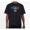 SS20 Paris Flag T-skjorte med vanlig Paris-logo 594579TGV481000